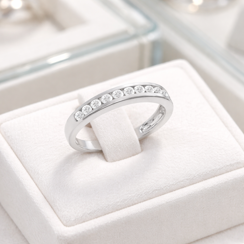 Bague Éclat Zirconia – Argent 925 Rhodié