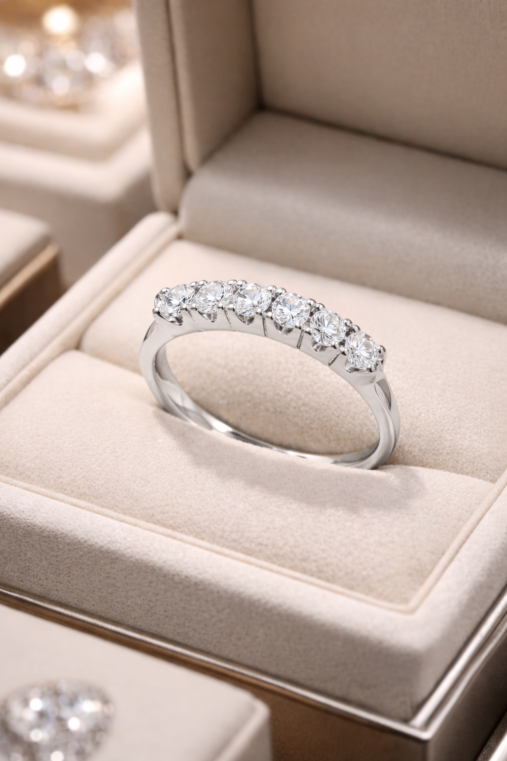 Bague Zirconia Élégance – Argent 925 Rhodié & Zirconiums 3 mm