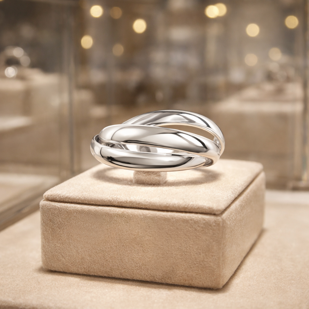 Bague 3 Anneaux en Argent 925 – Mixte