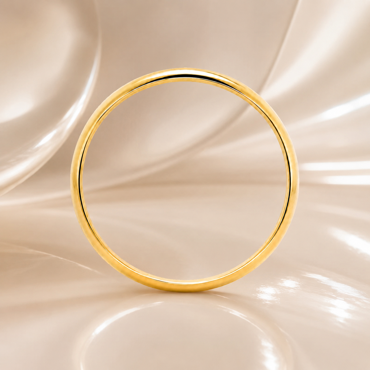 Alliance Fine Plaqué Or 18 Carats – 2 mm