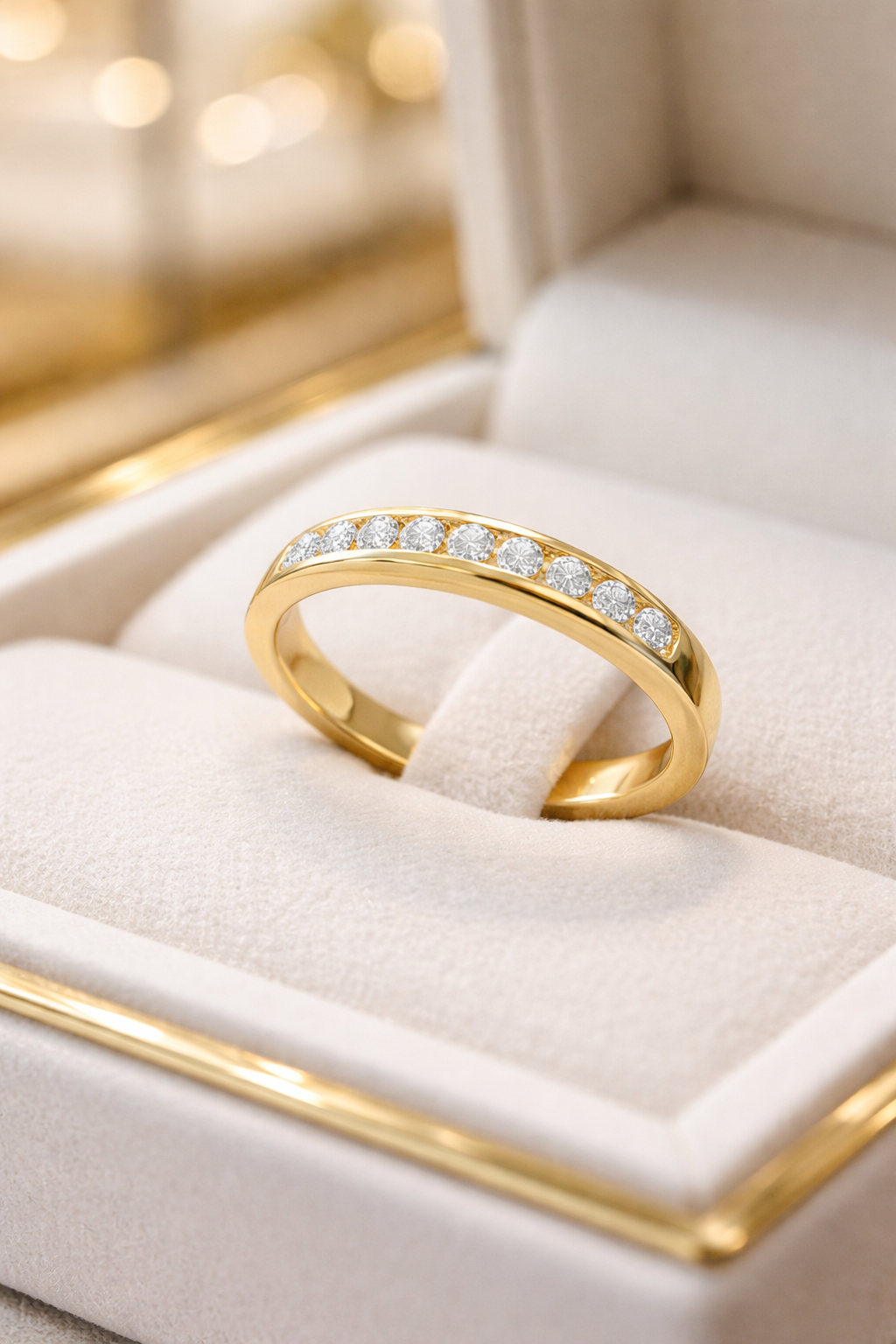 Bague Éclat Zirconia – Plaqué Or 18 Carats