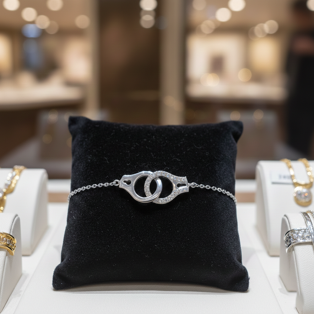 Bracelet Menotte – Argent 925 & Zirconium