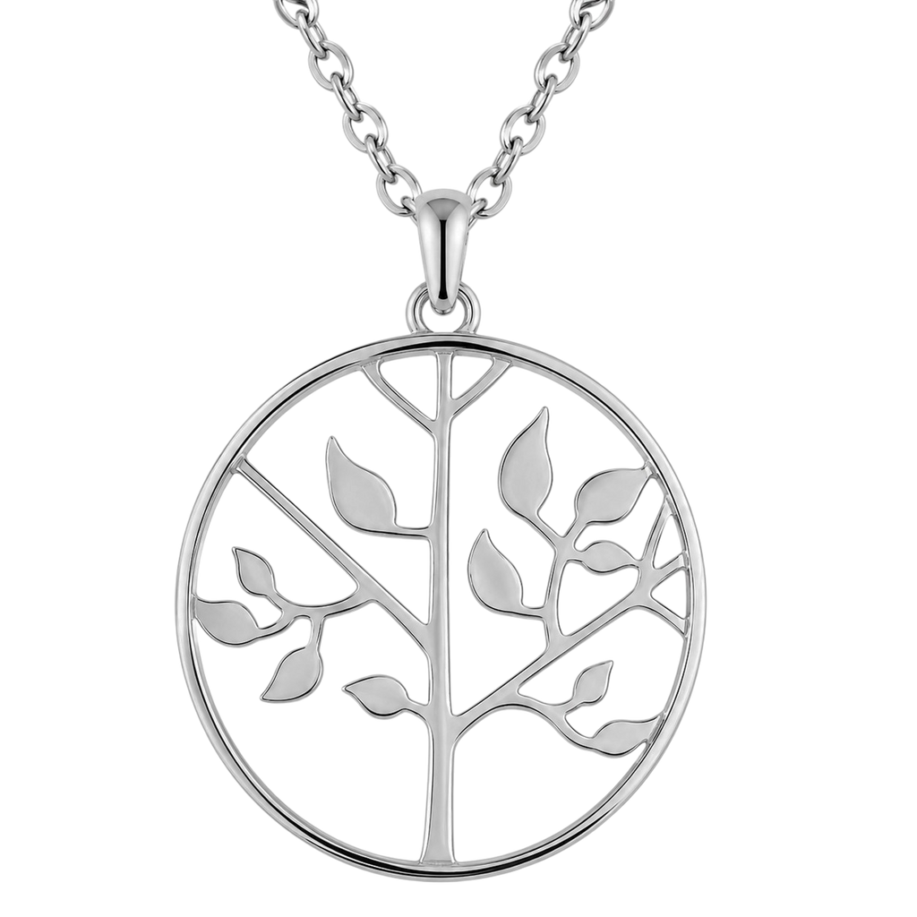 Collier Arbre de Vie en Argent 925 Rhodié