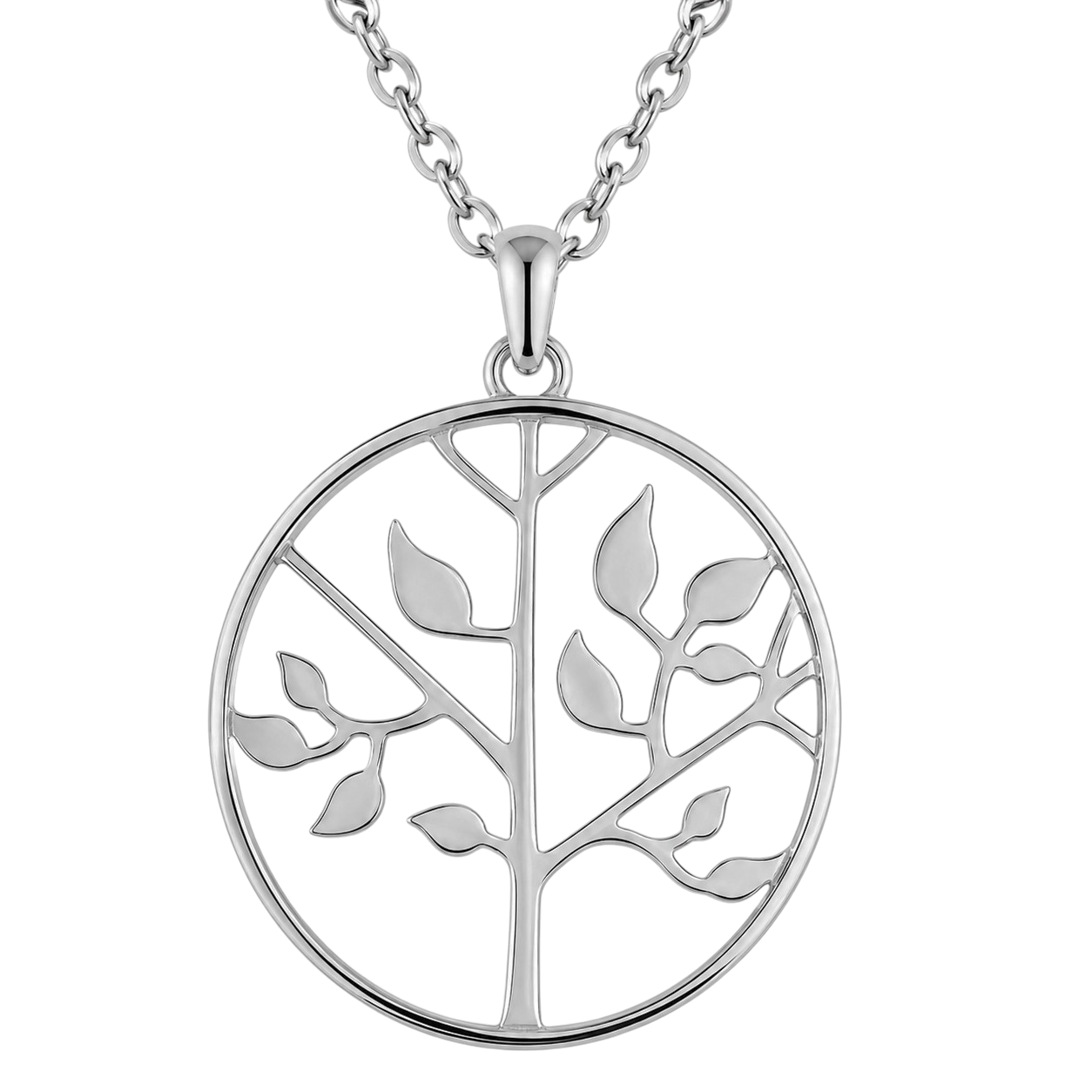 Collier Arbre de Vie en Argent 925 Rhodié