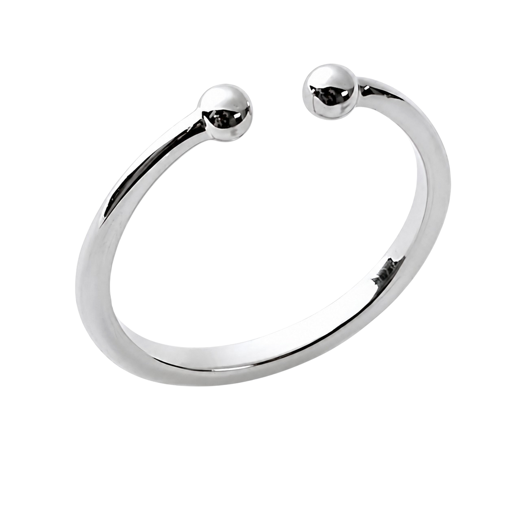 Bague ouverte Orinae – Argent 925 rhodié