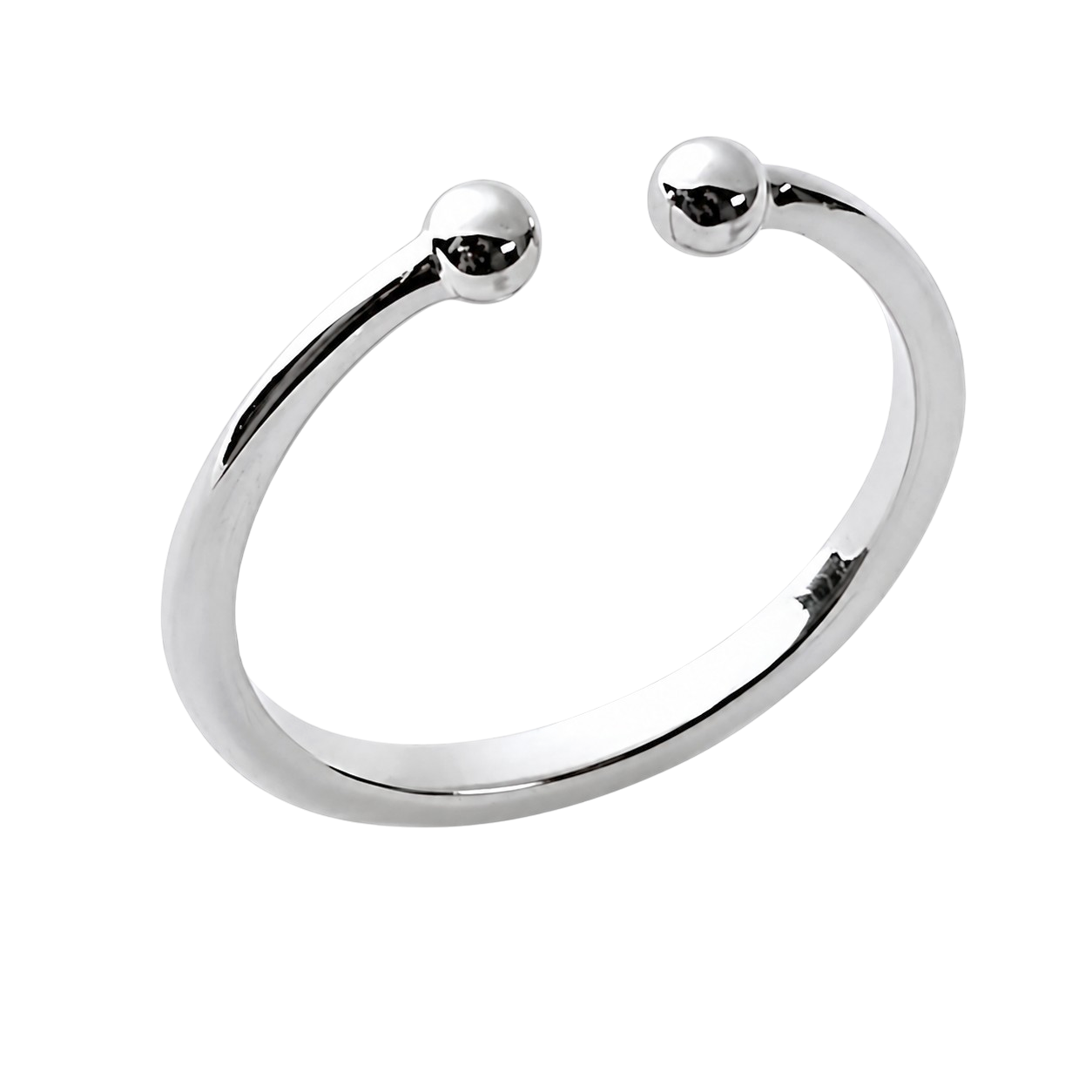 Bague ouverte Orinae – Argent 925 rhodié