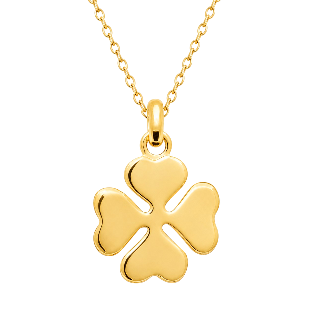 Collier Trèfle Plaqué Or Jaune 18 Carats – Orinae