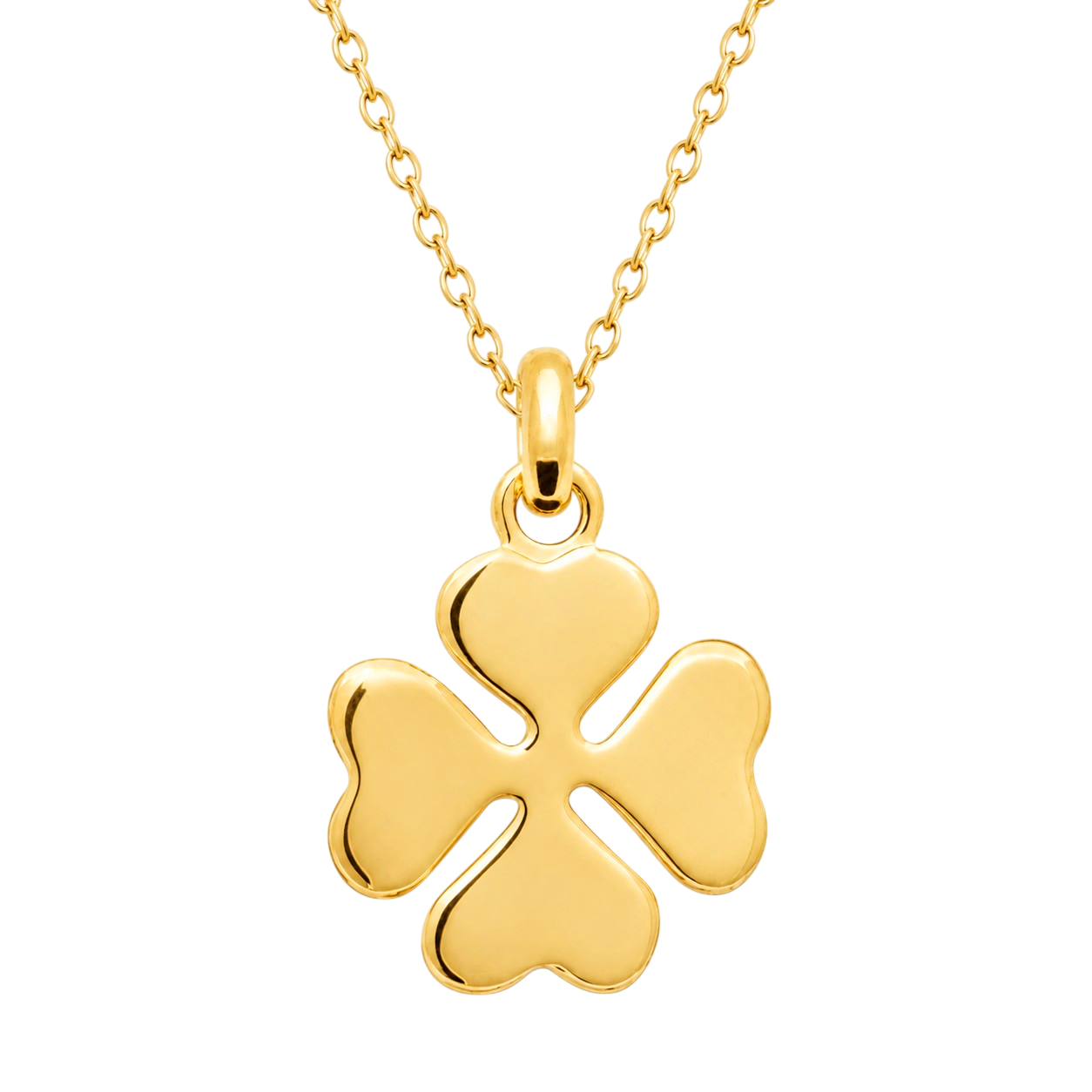 Collier Trèfle Plaqué Or Jaune 18 Carats – Orinae