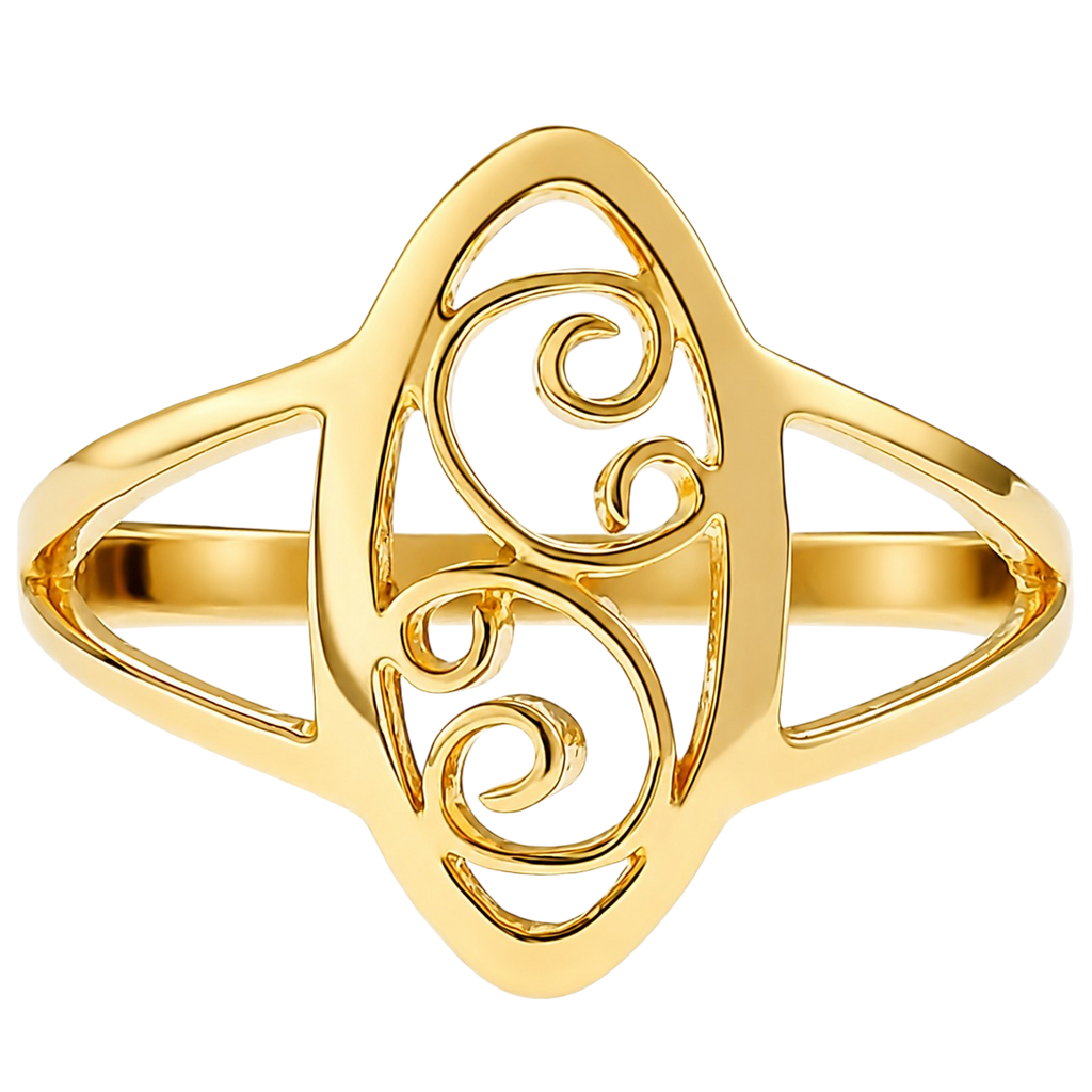Bague Arabesque – Plaqué Or 18 Carats