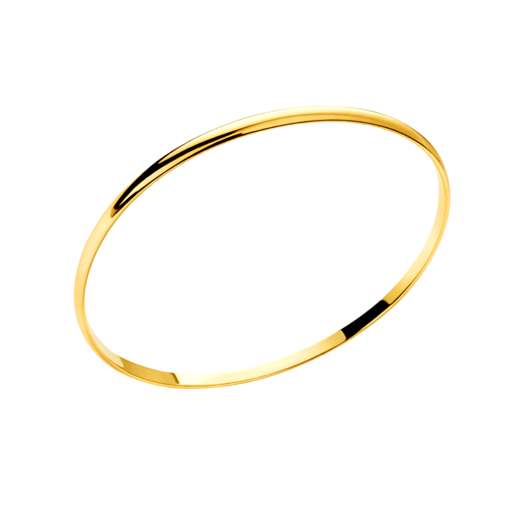 Bracelet Jonc Plaqué Or 18 Carats