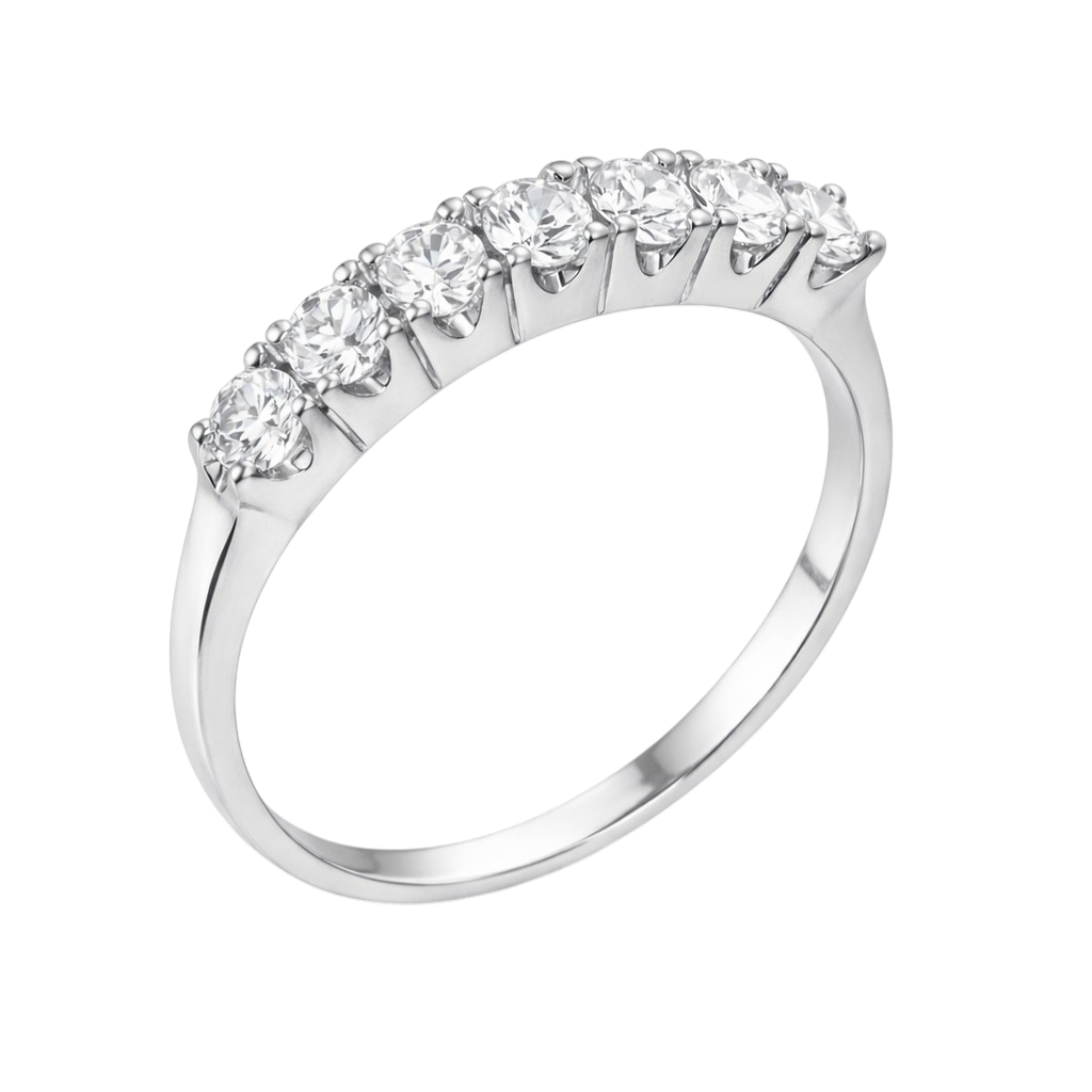 Bague Zirconia Élégance – Argent 925 Rhodié & Zirconiums 3 mm