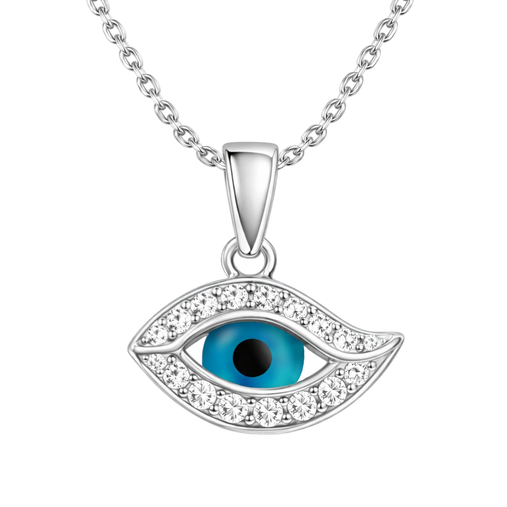 Collier Œil Protecteur – Argent 925 Rhodié