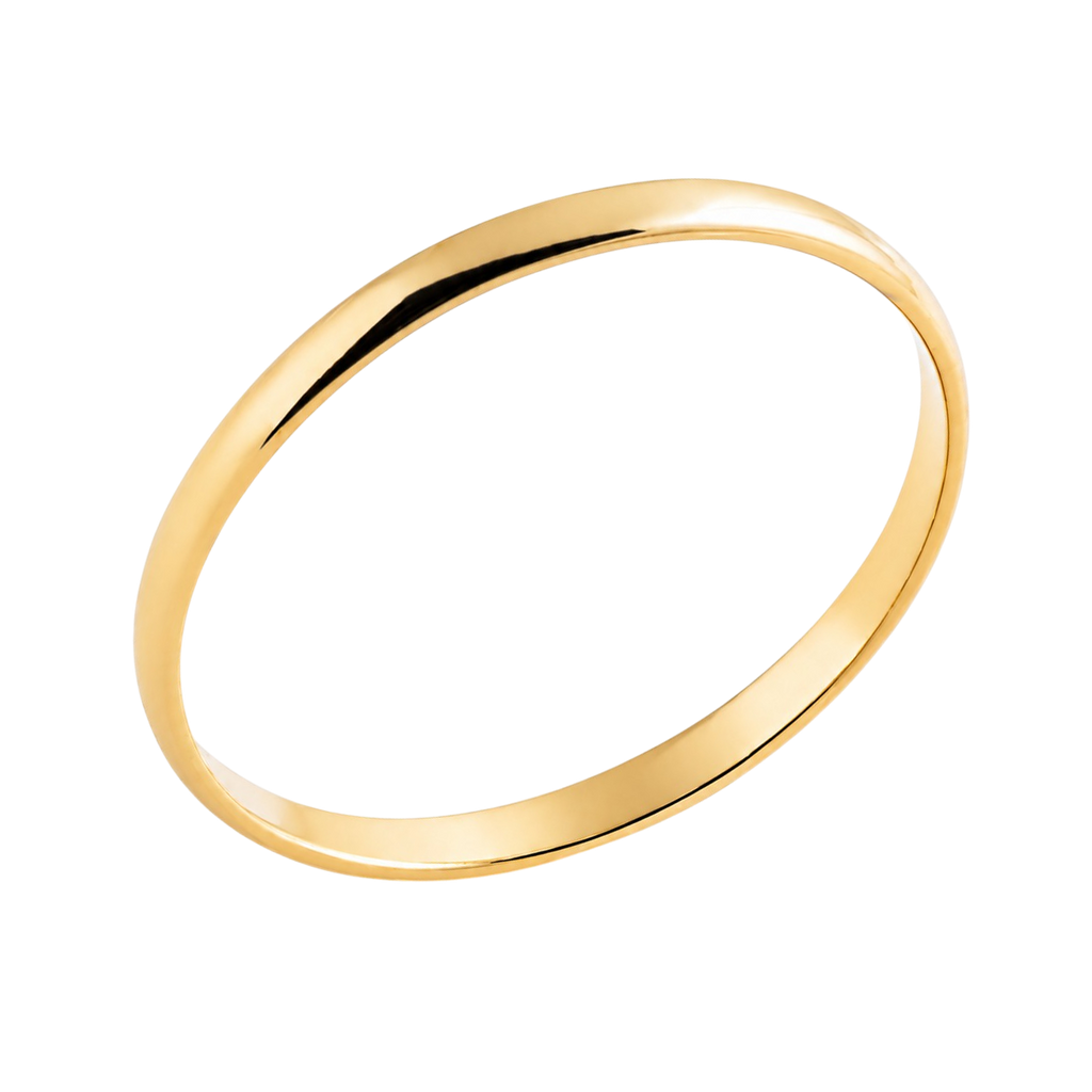 Alliance Fine Plaqué Or 18 Carats – 2 mm