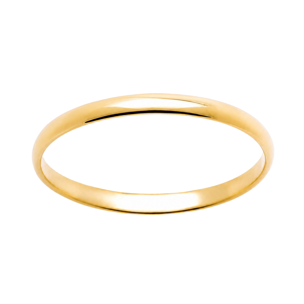 Alliance Fine Plaqué Or 18 Carats – 2 mm
