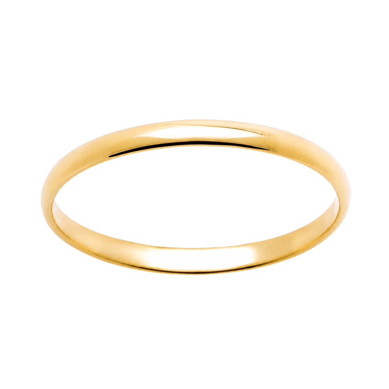 Alliance Fine Plaqué Or 18 Carats – 2 mm