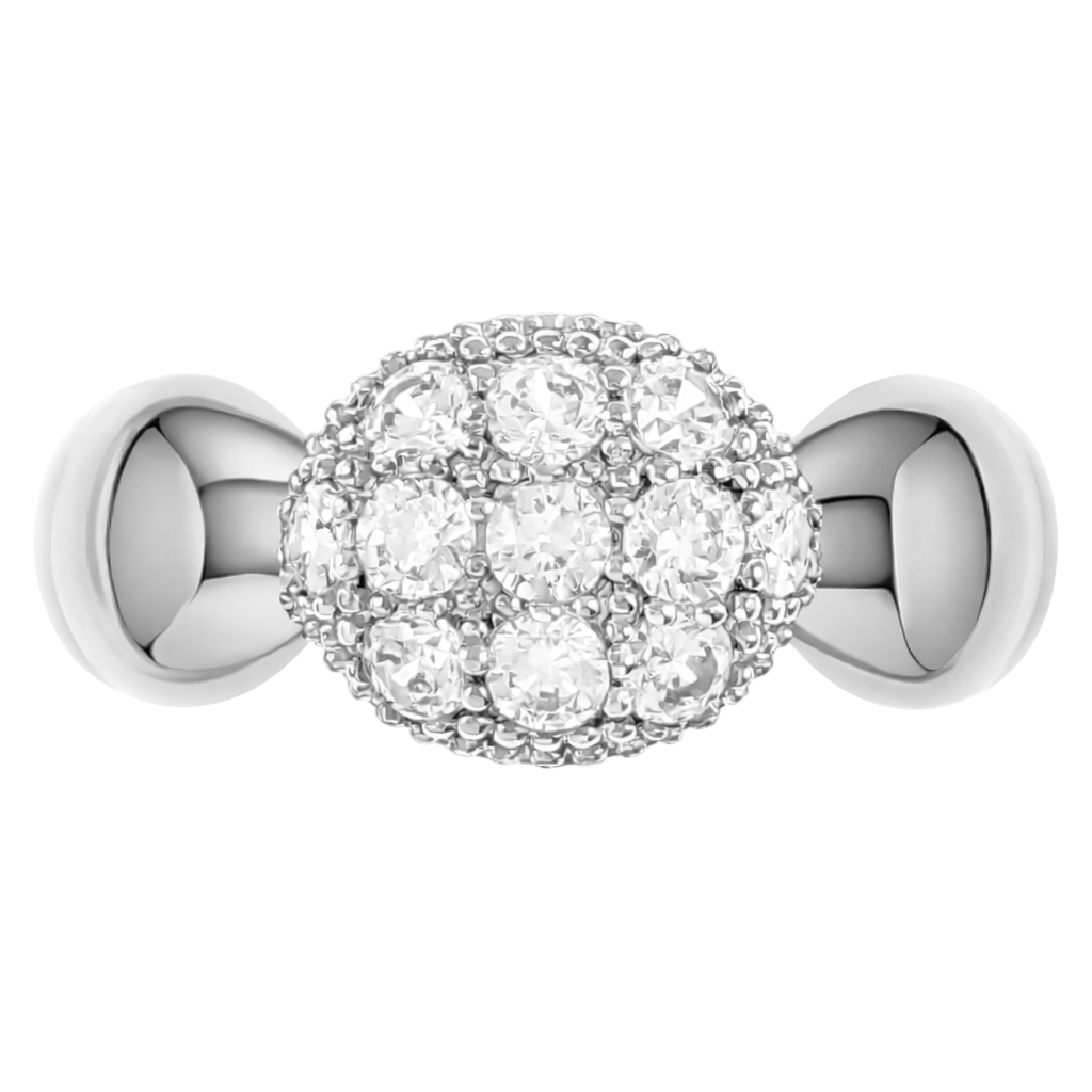 Bague Pavée en Zirconium – Argent 925 Rhodié