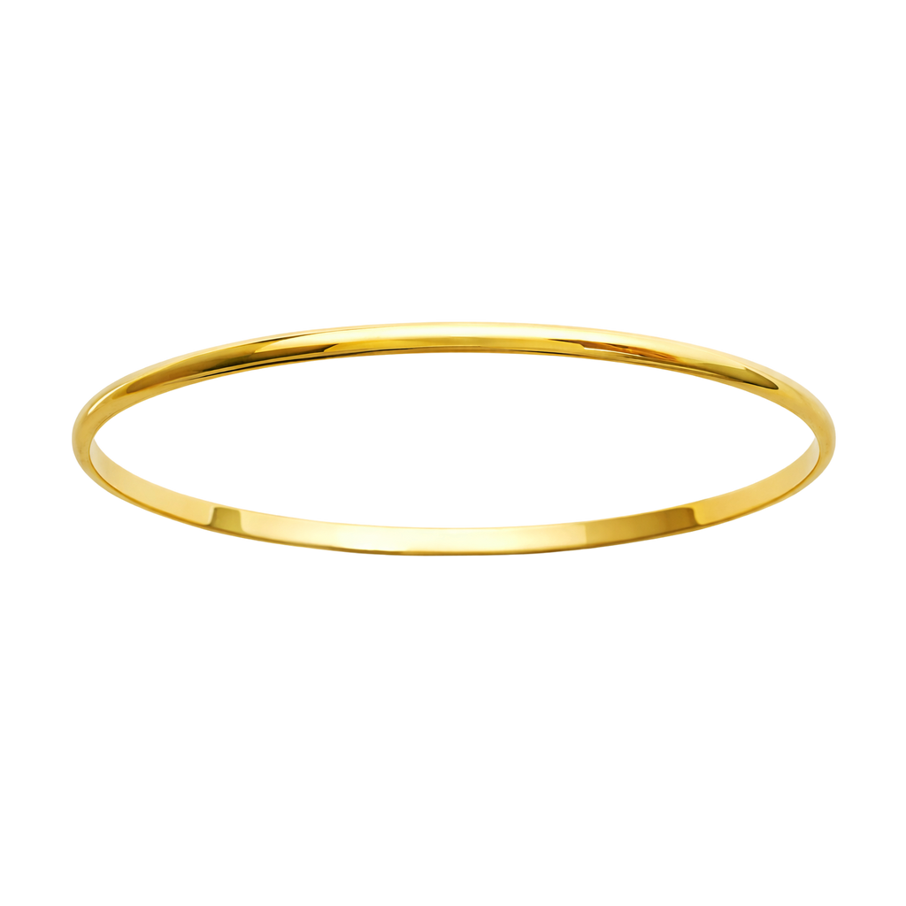 Bracelet Jonc Plaqué Or 18 Carats