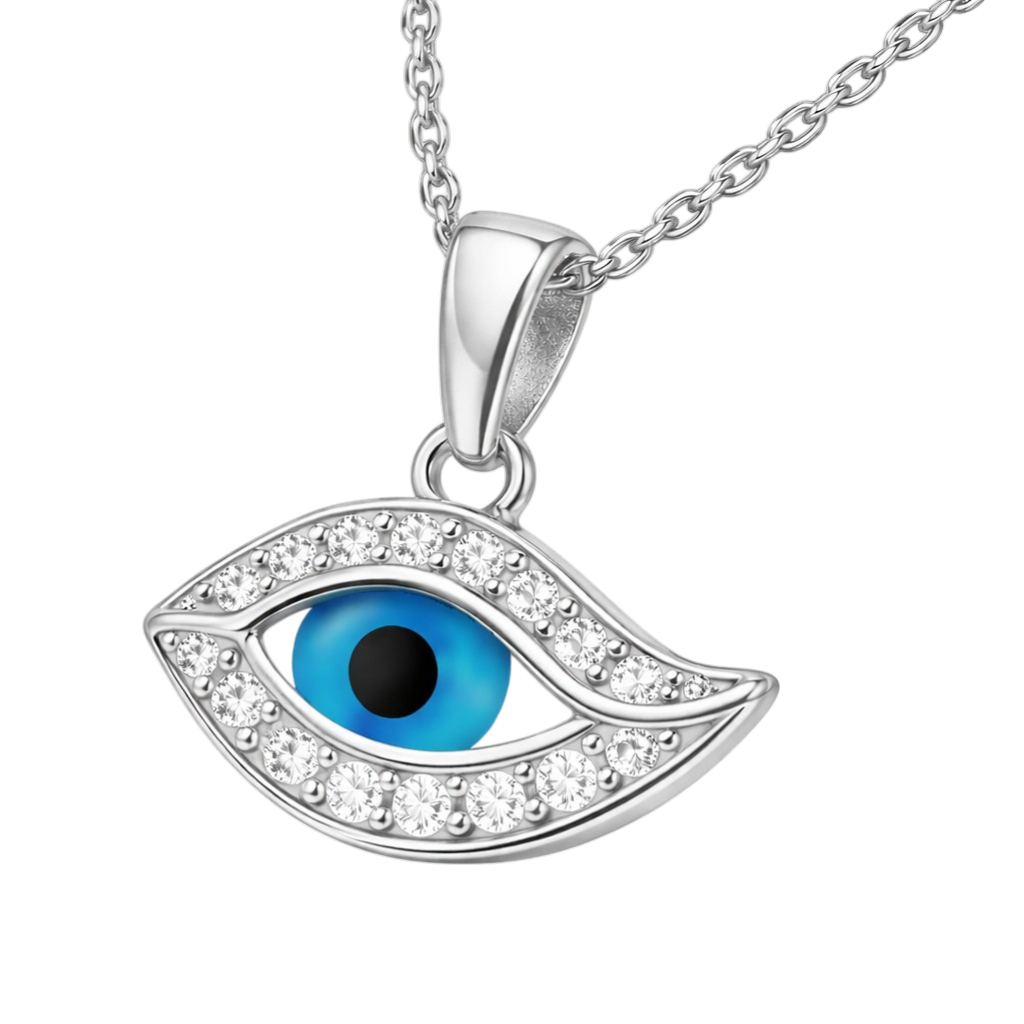 Collier Œil Protecteur – Argent 925 Rhodié