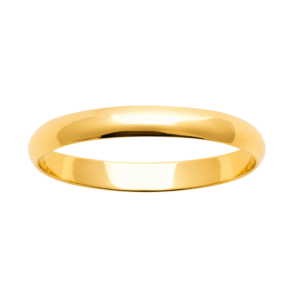 Alliance Fine Plaqué Or 18 Carats – 3 mm