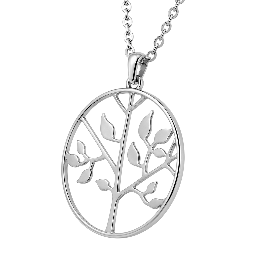 Collier Arbre de Vie en Argent 925 Rhodié