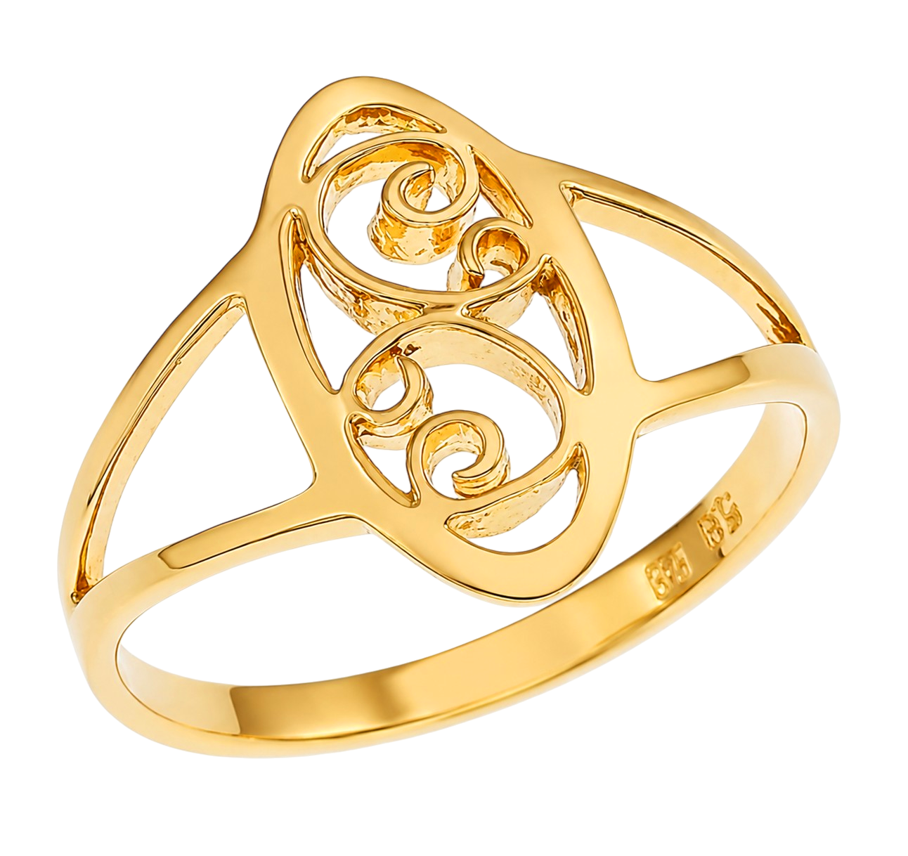 Bague Arabesque – Plaqué Or 18 Carats