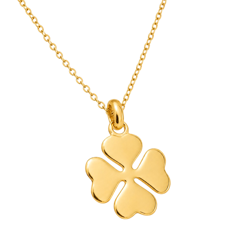 Collier Trèfle Plaqué Or Jaune 18 Carats – Orinae