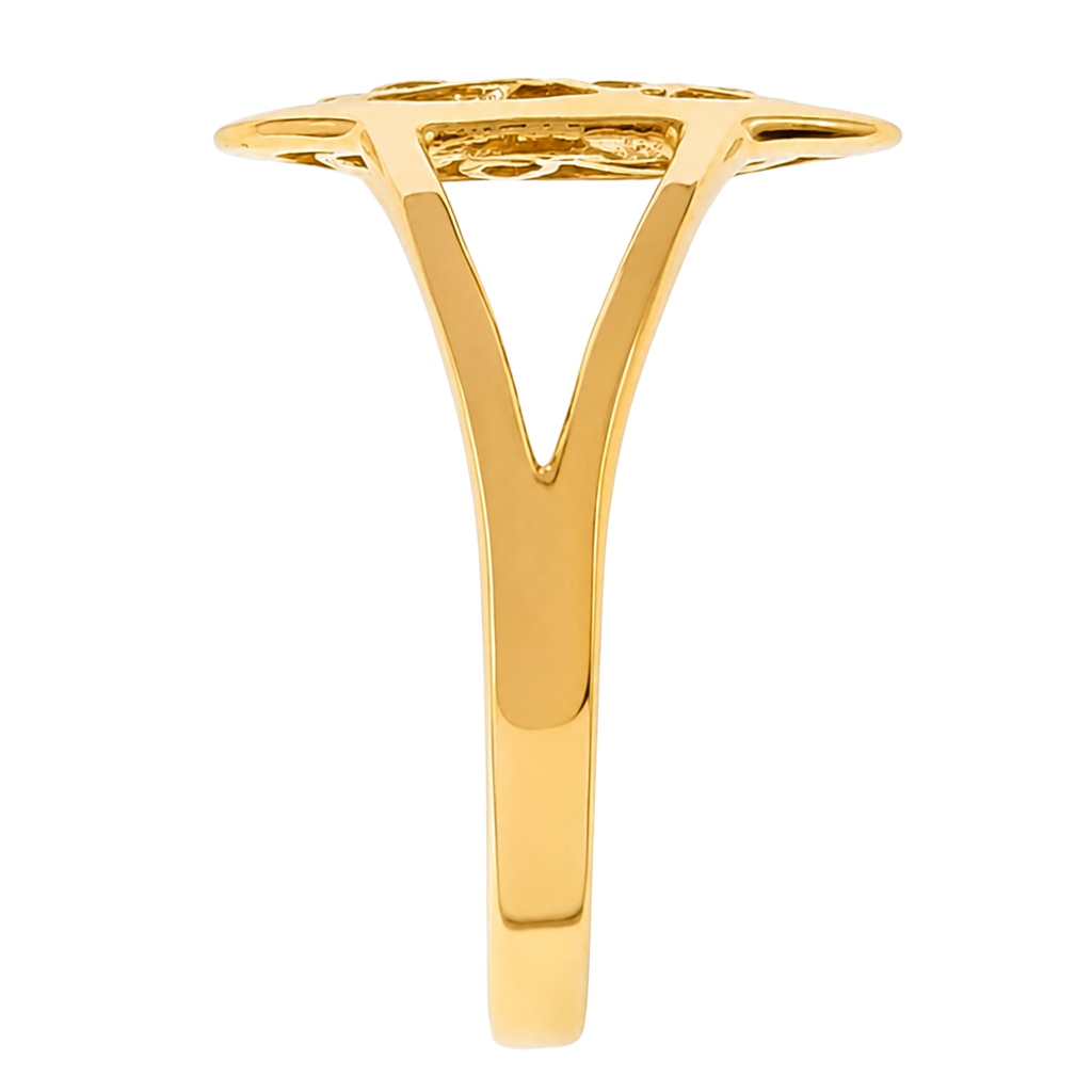 Bague Arabesque – Plaqué Or 18 Carats