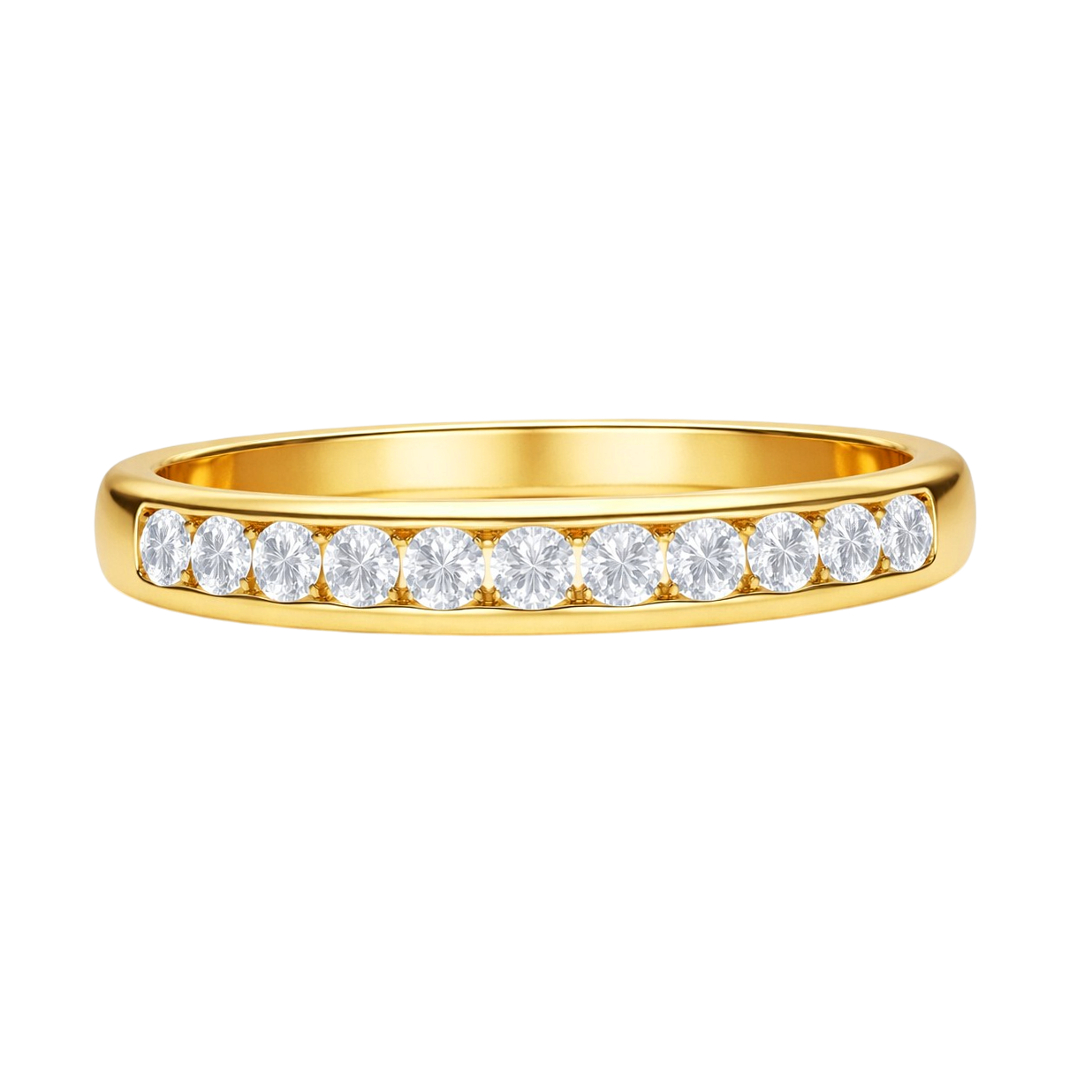 Bague Éclat Zirconia – Plaqué Or 18 Carats