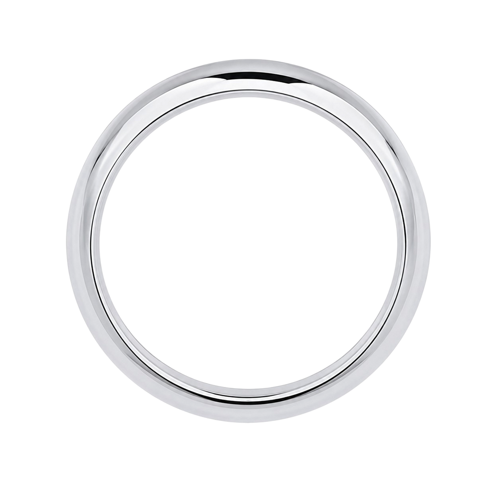 Alliance Bombée Argent 925 – 6 mm