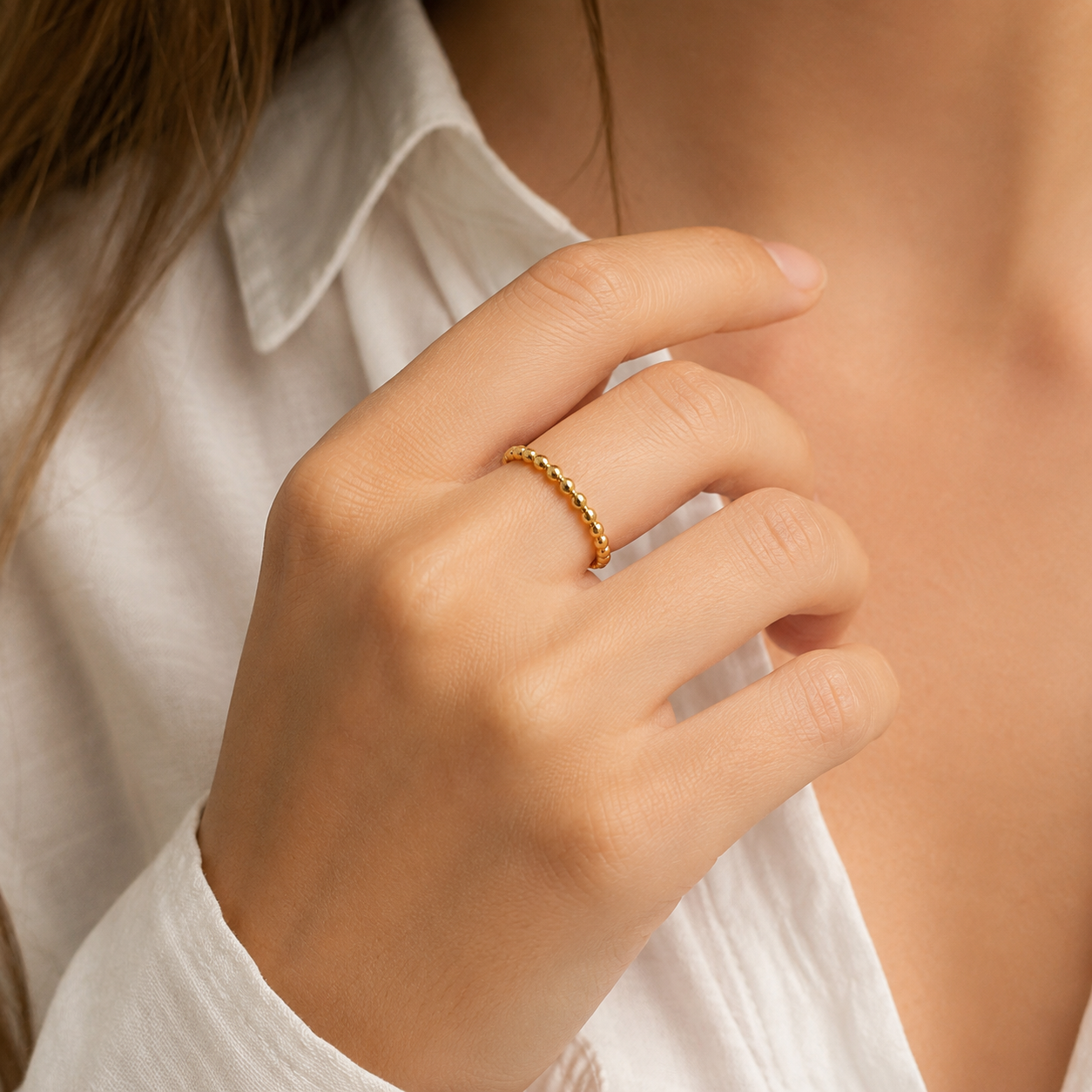 Bague Perléa – Plaqué Or 18 Carats