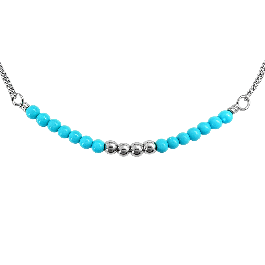 Bracelet Argent 925 & Perles Turquoises
