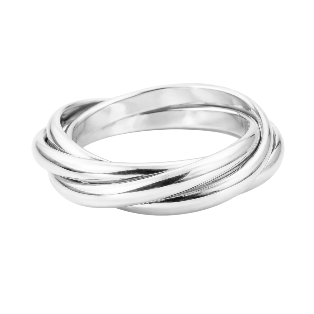Bague 3 Anneaux Croisés en Argent 925 – Minimaliste & Élégante