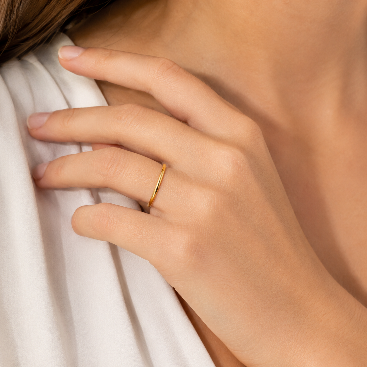 Alliance Fine Plaqué Or 18 Carats – 2 mm