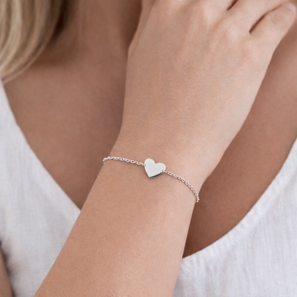 Bracelet Cœur – Argent 925