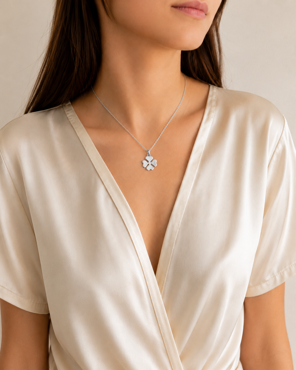 Collier Trèfle Argent 925 – Orinae