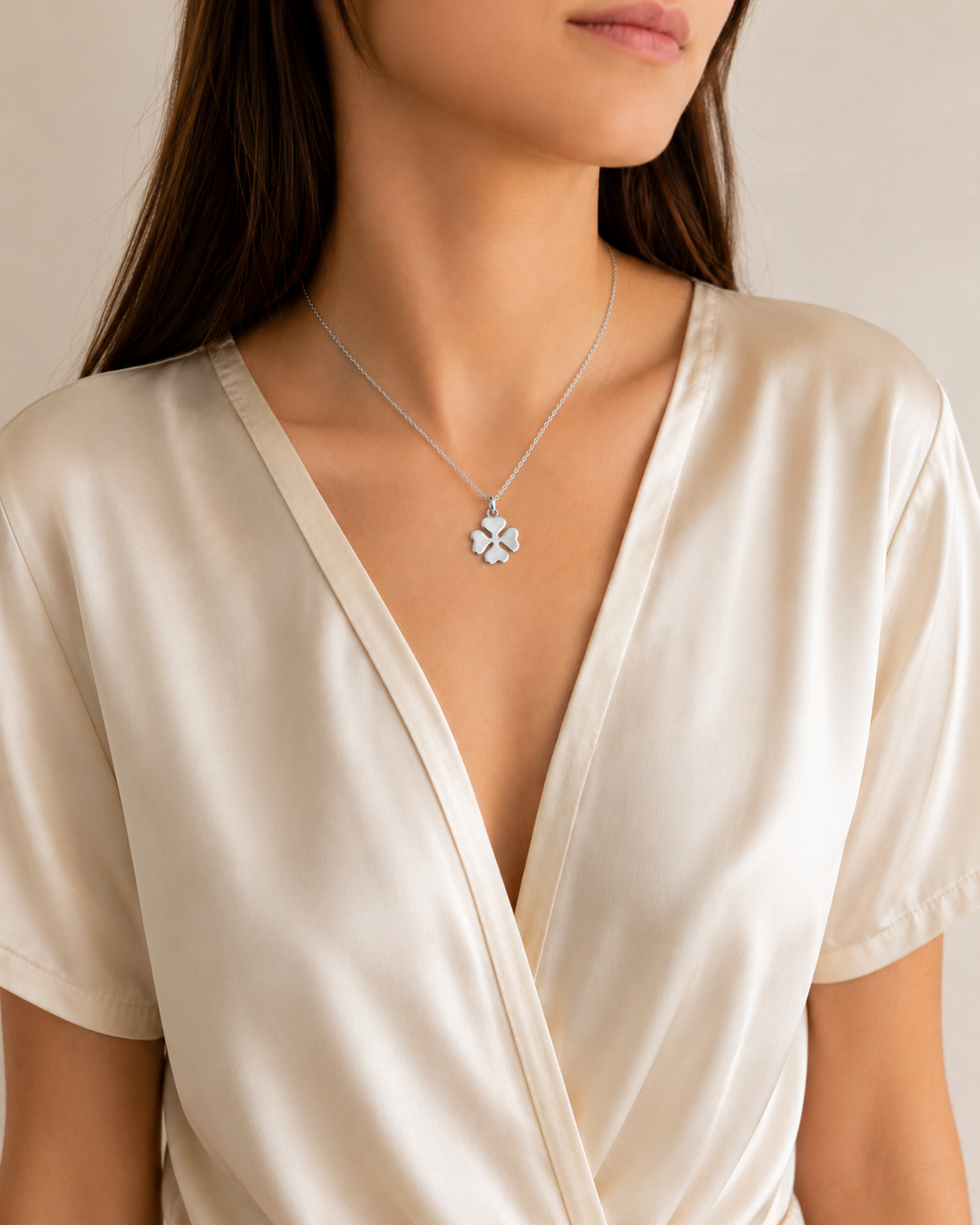 Collier Trèfle Argent 925 – Orinae