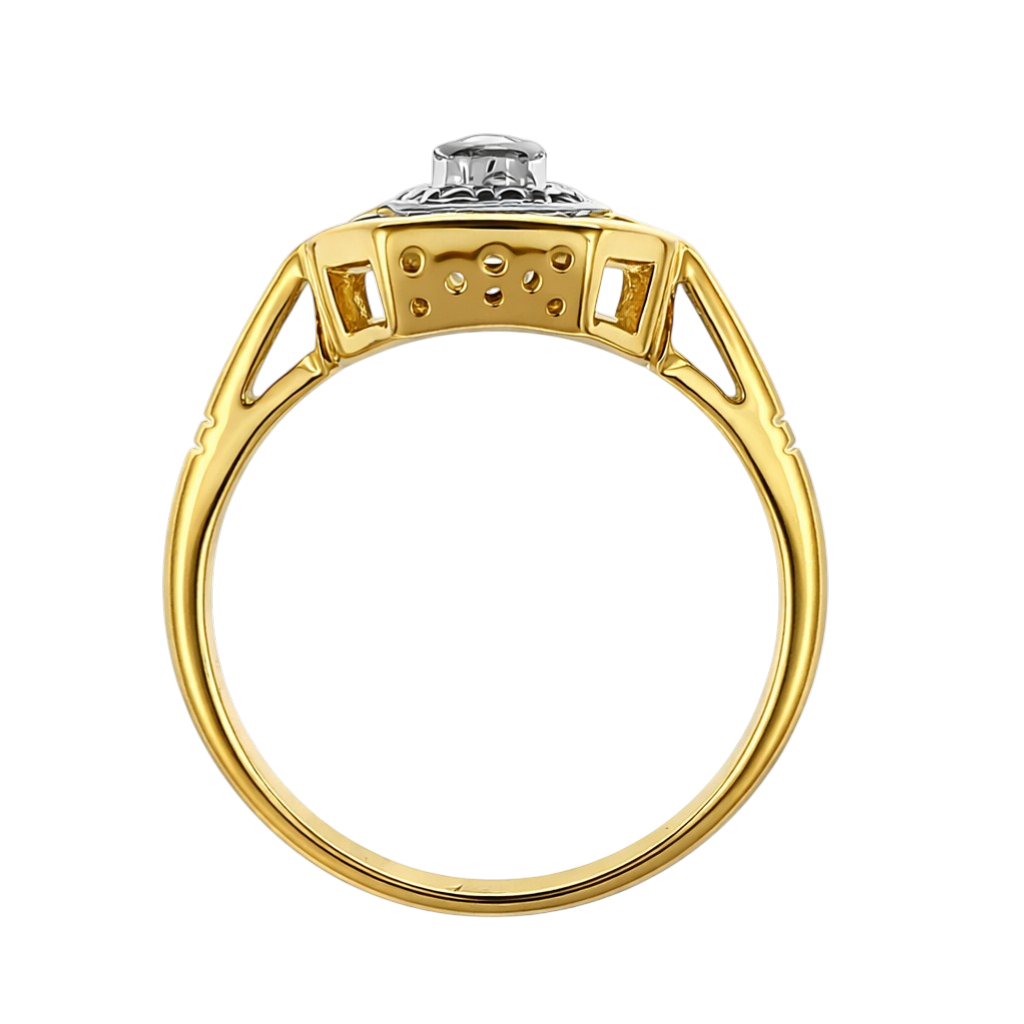 Bague Éclat Bleu – Plaqué Or 18 Carats