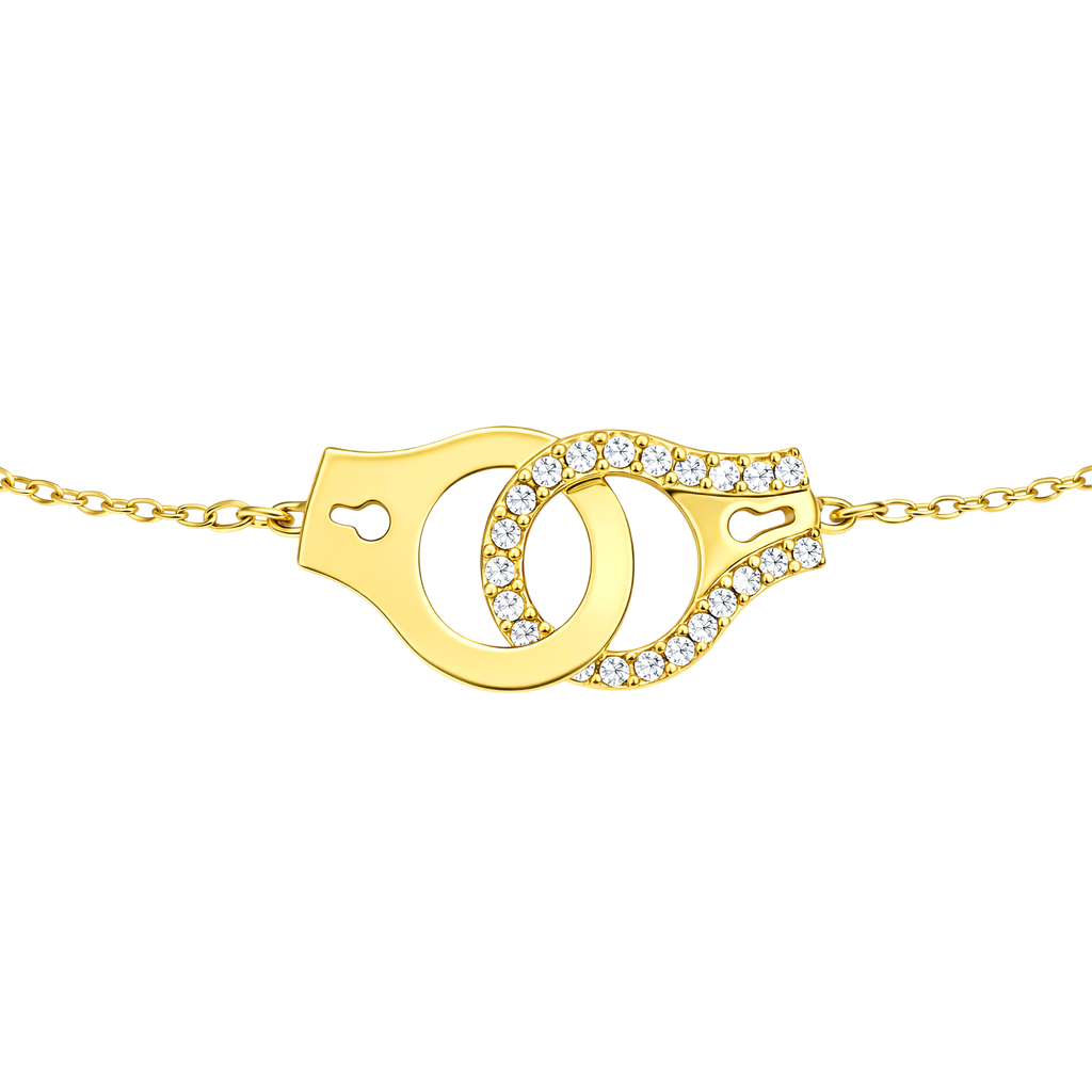 Bracelet Menotte – Plaqué Or 18 Carats & Zirconium