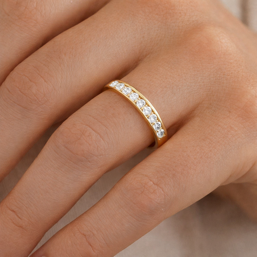 Bague Éclat Zirconia – Plaqué Or 18 Carats