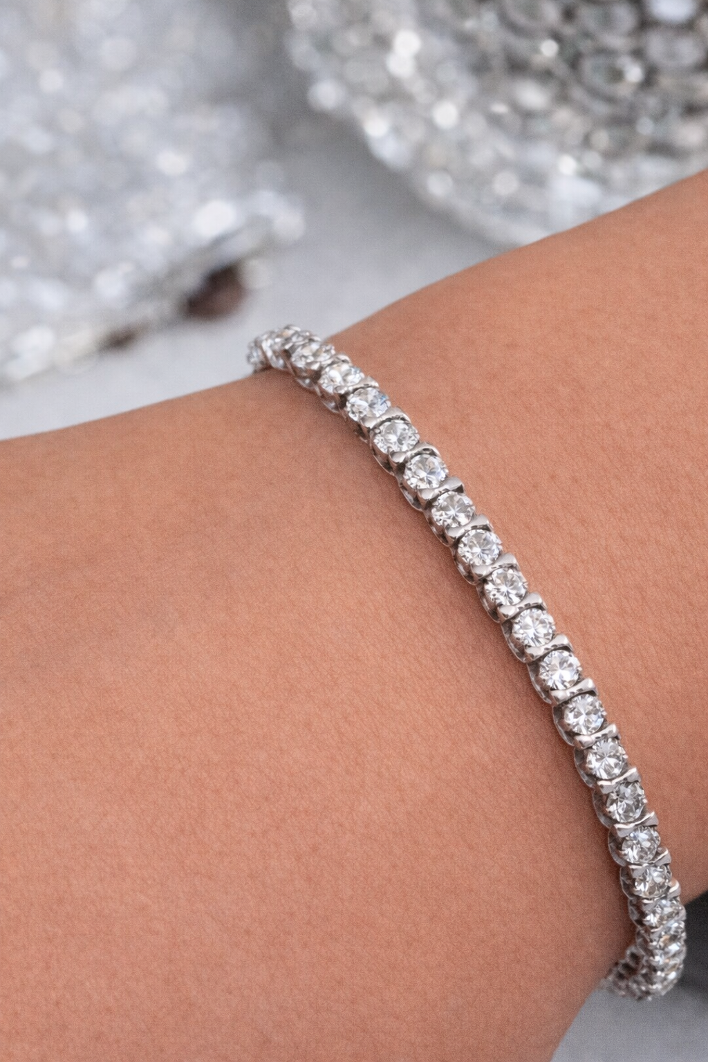 Bracelet Élégance Cristalline – Argent 925 Rhodié & Swarovski® Elements