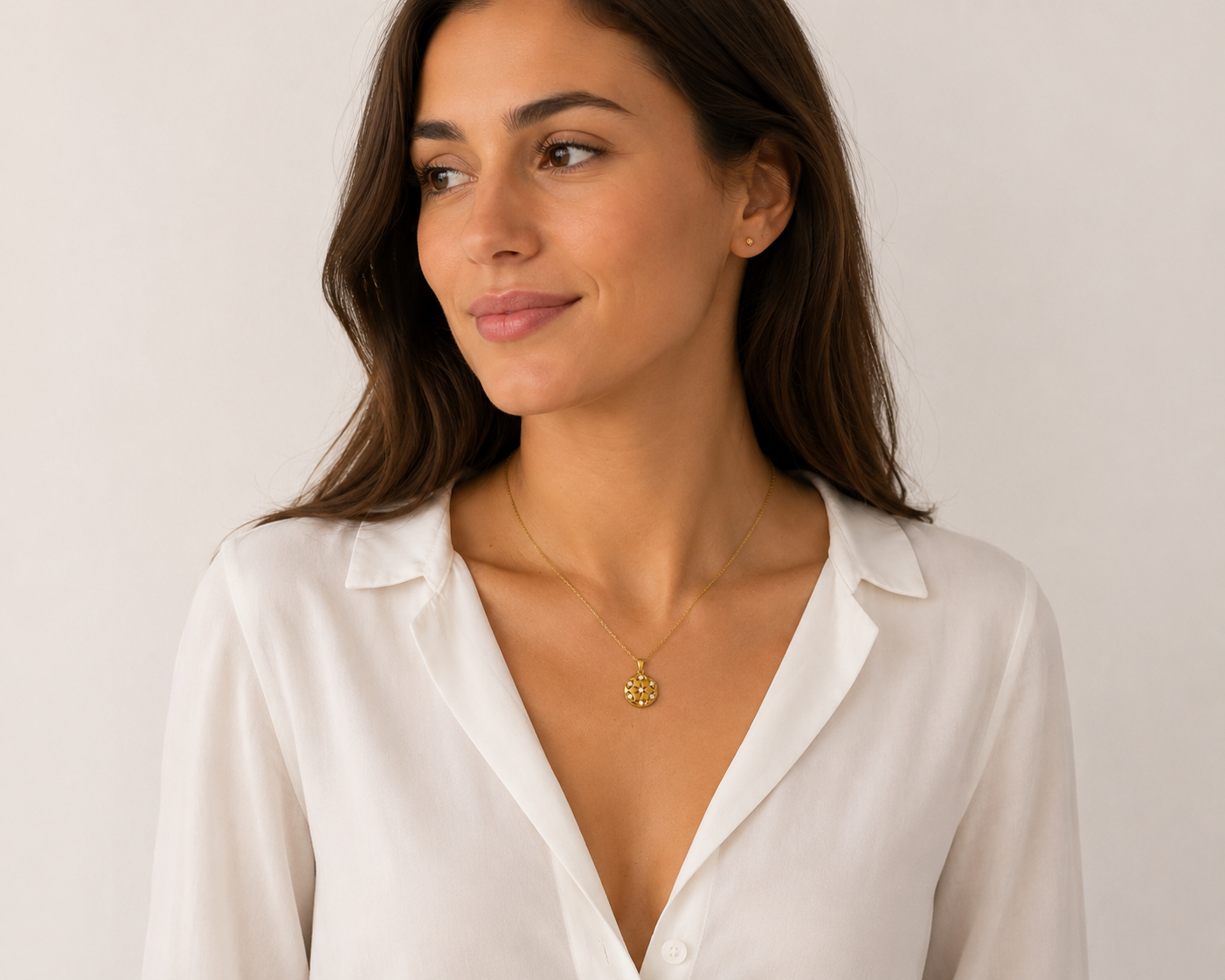 Collier Étoile – Plaqué Or Jaune 18 Carats & Zirconiums