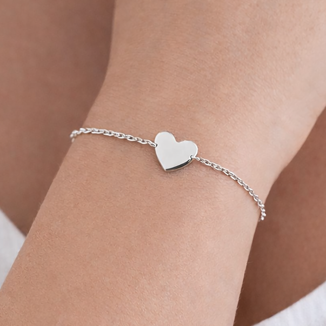 Bracelet Cœur – Argent 925