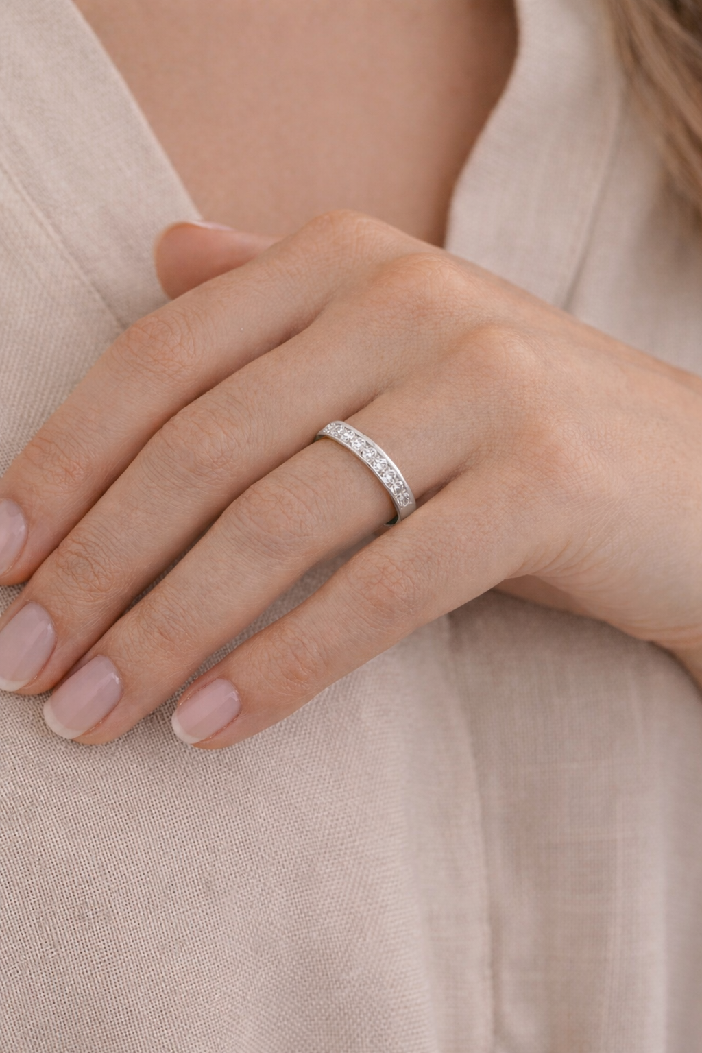 Bague Éclat Zirconia – Argent 925 Rhodié