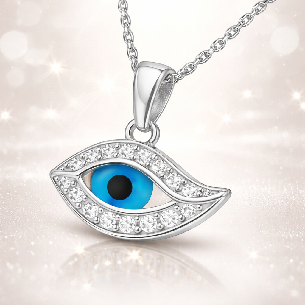 Collier Œil Protecteur – Argent 925 Rhodié