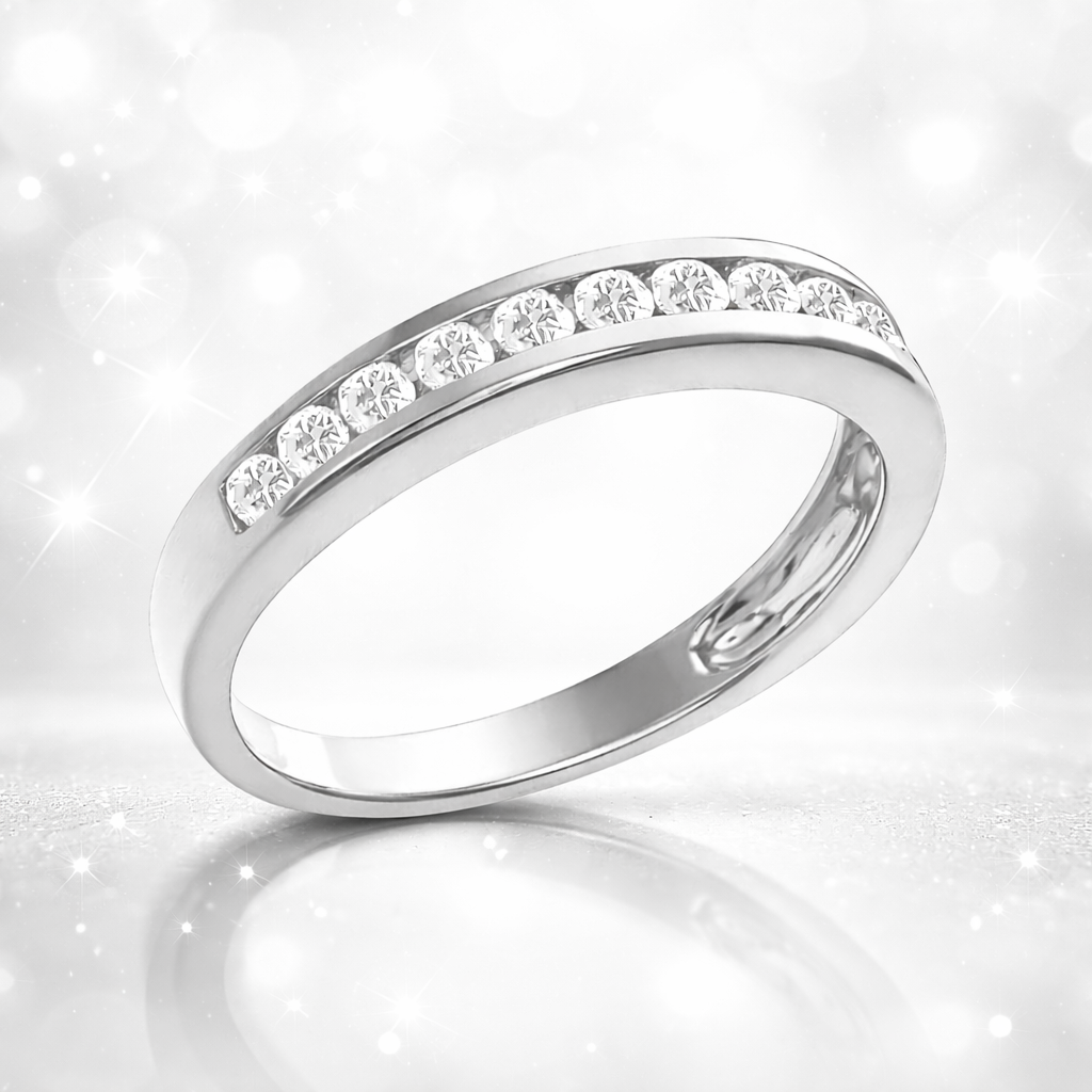 Bague Éclat Zirconia – Argent 925 Rhodié