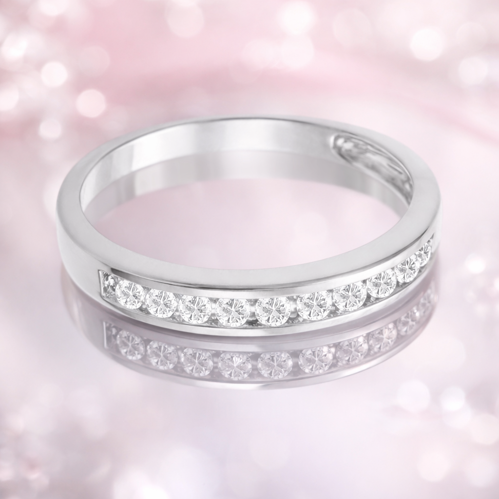 Bague Éclat Zirconia – Argent 925 Rhodié