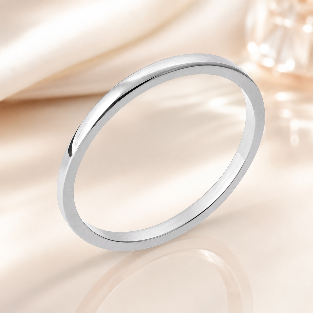 Alliance Fil Carré Argent 925 – Minimaliste & Intemporelle
