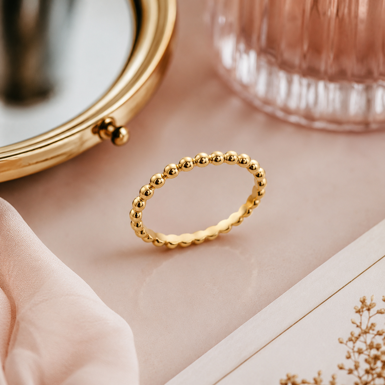 Bague Perléa – Plaqué Or 18 Carats