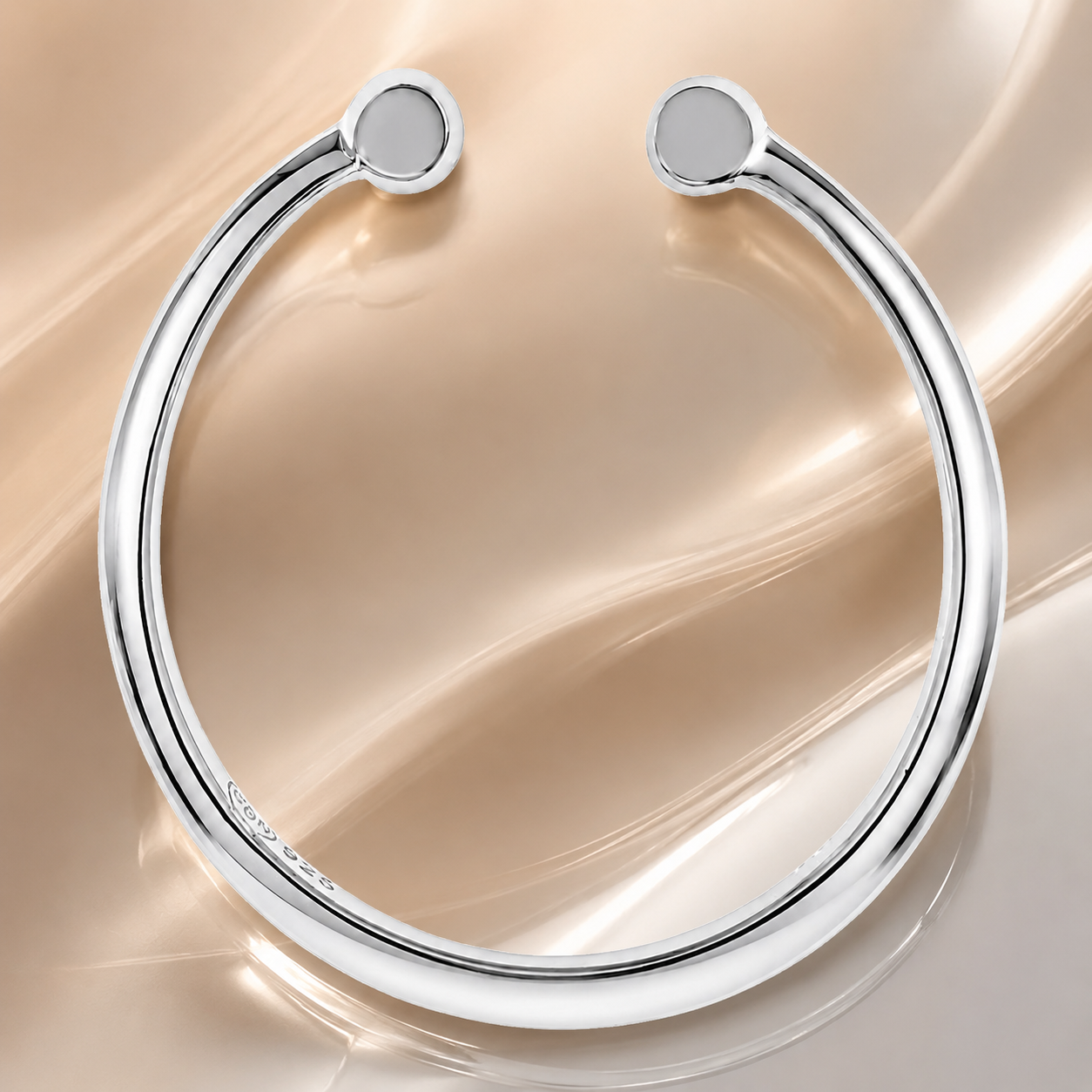 Bague ouverte Orinae – Argent 925 rhodié