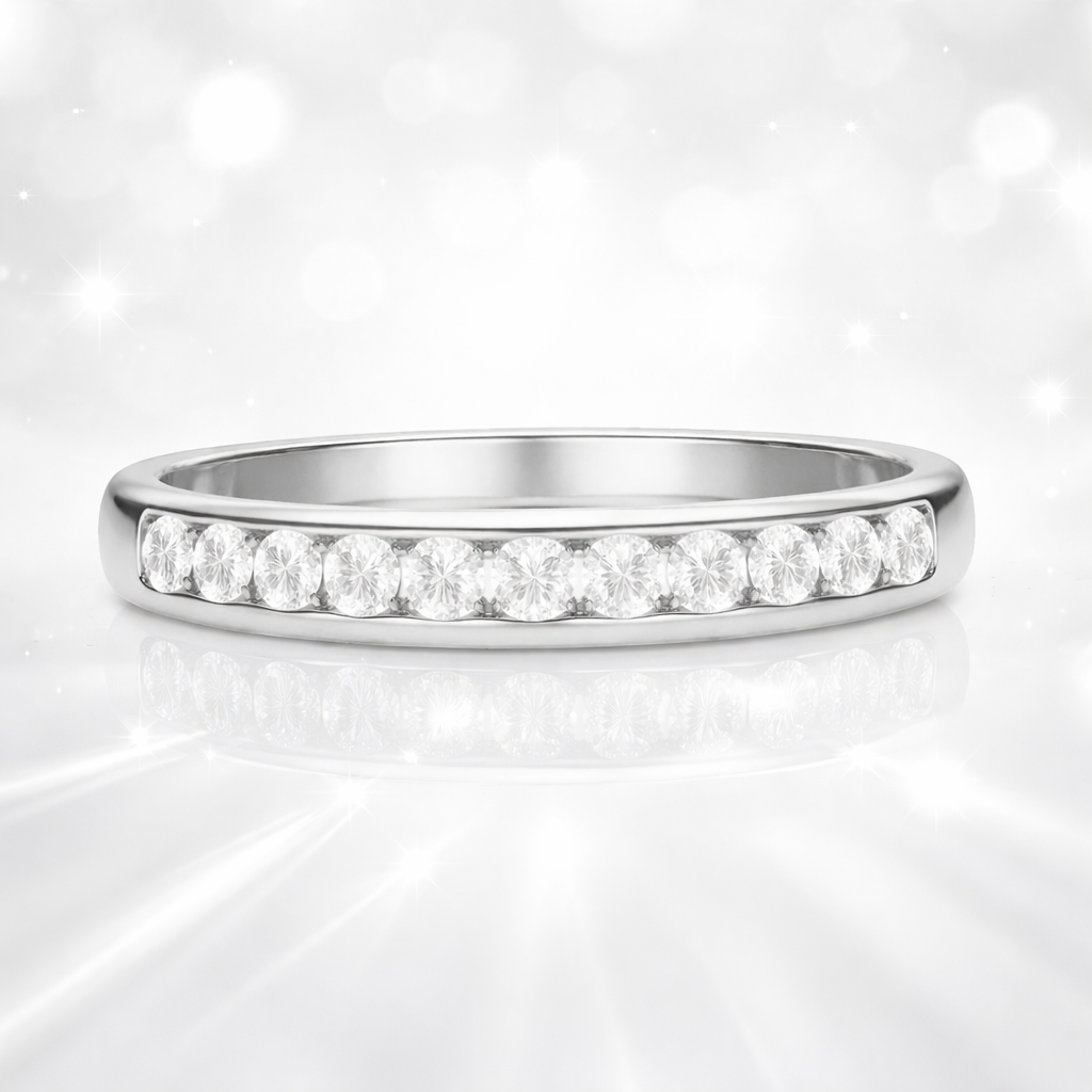 Bague Éclat Zirconia – Argent 925 Rhodié
